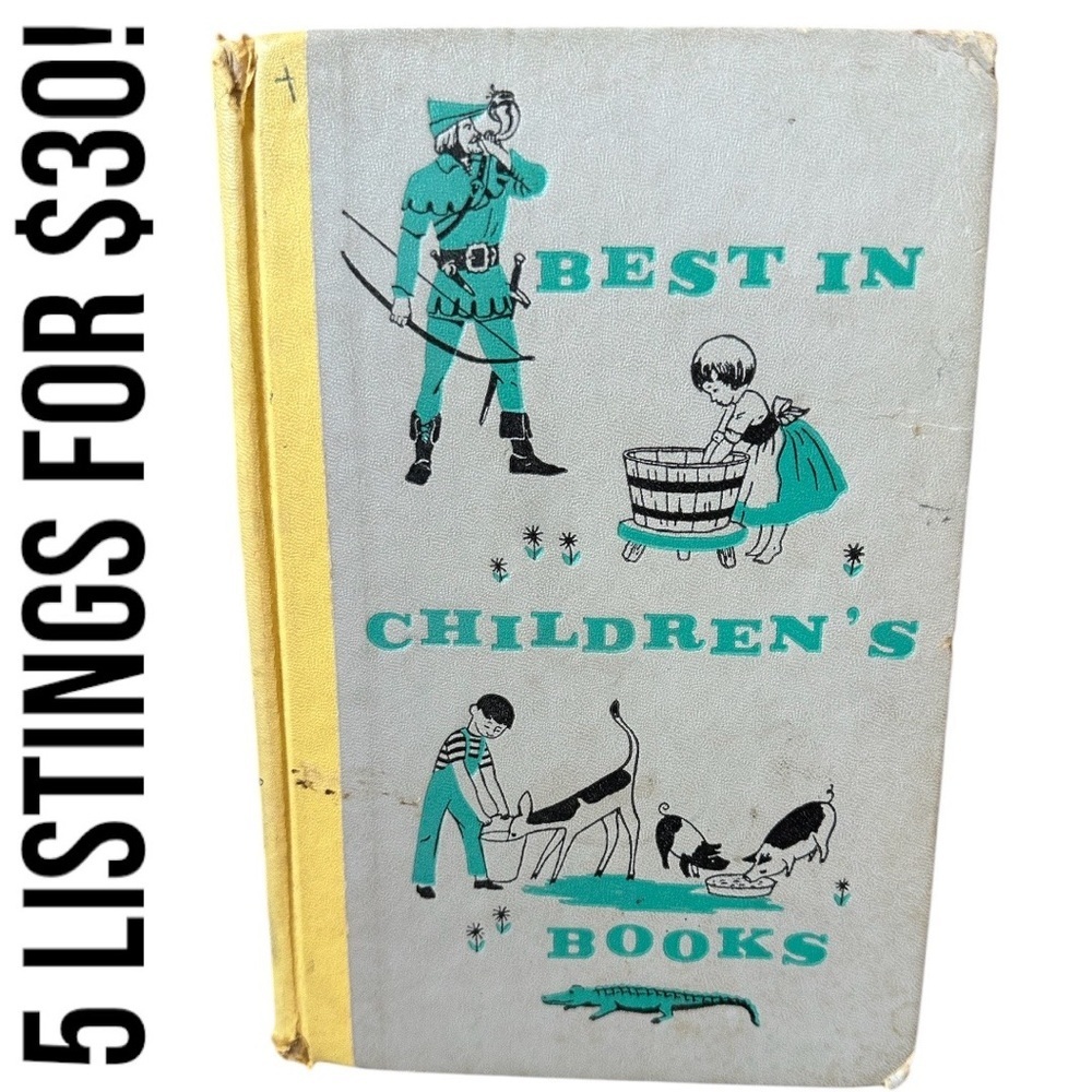 Vintage 1961 Children’s Book “Best in Children’s Books” Vintage Stories